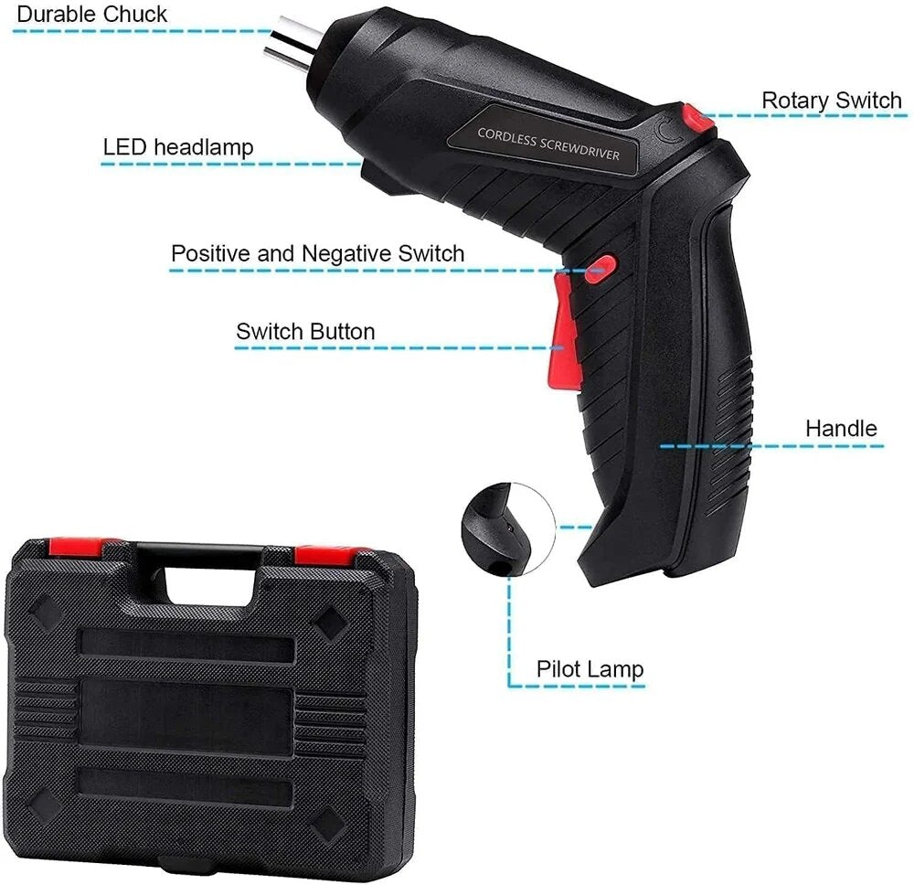 VoltixPro™ 47-in-1 Precision Electric Screwdriver Kit